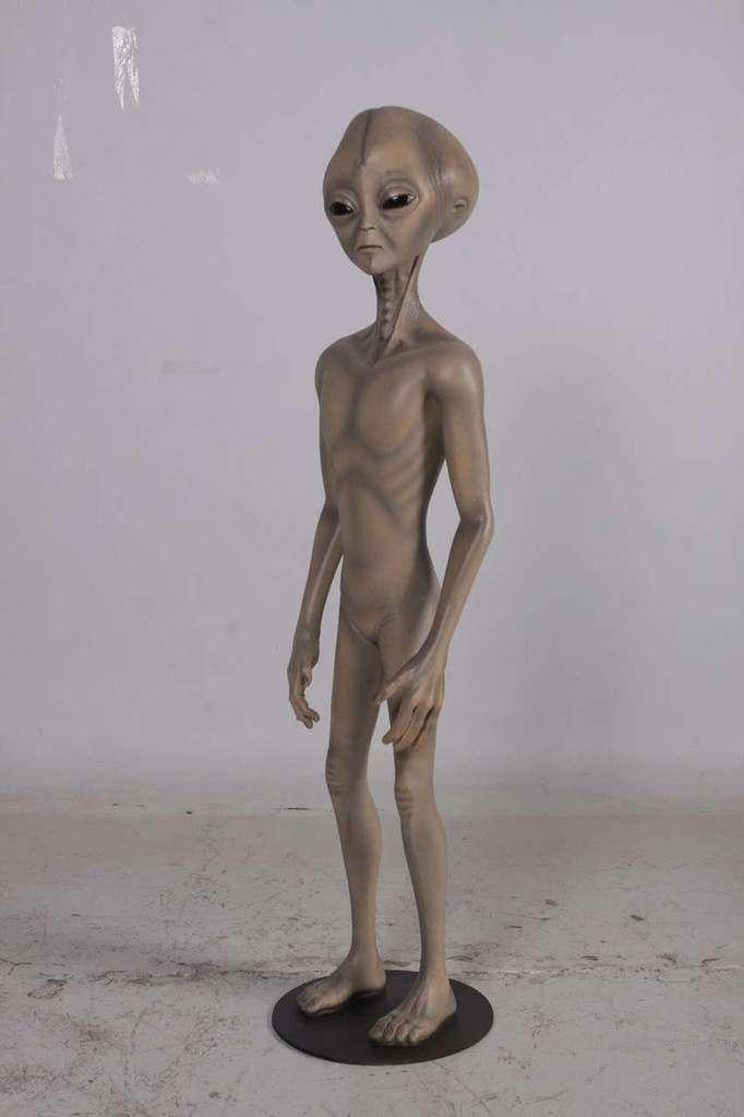 Alien Roswell Grey 124 cm - alienbeeld, Verzamelen, Beelden en Beeldjes, Ophalen, Nieuw
