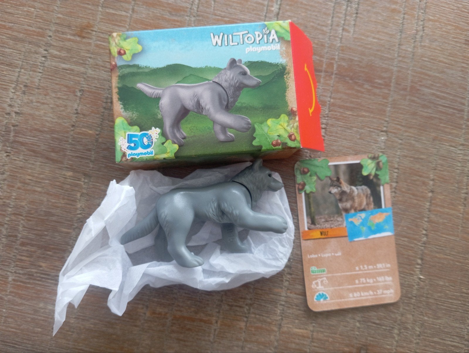 Playmobil Wolf wiltopia uit Happy Meal, Ophalen of Verzenden