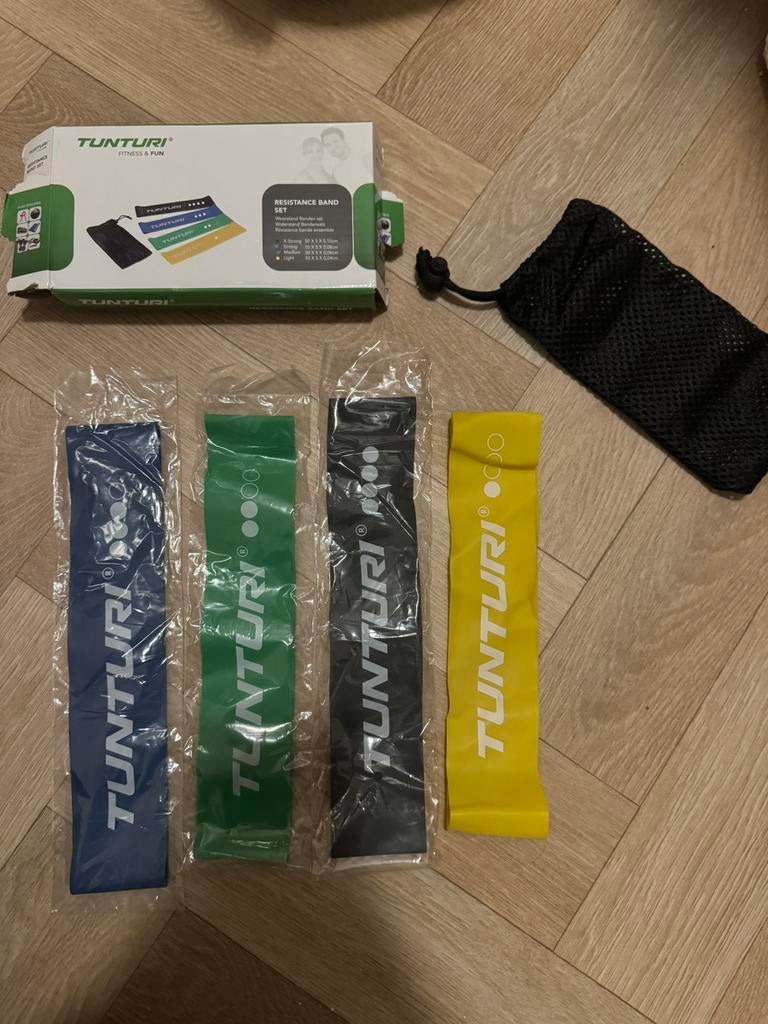 Weerstand banden set Tunturi, Ophalen of Verzenden, Zo goed als nieuw, Weerstandband