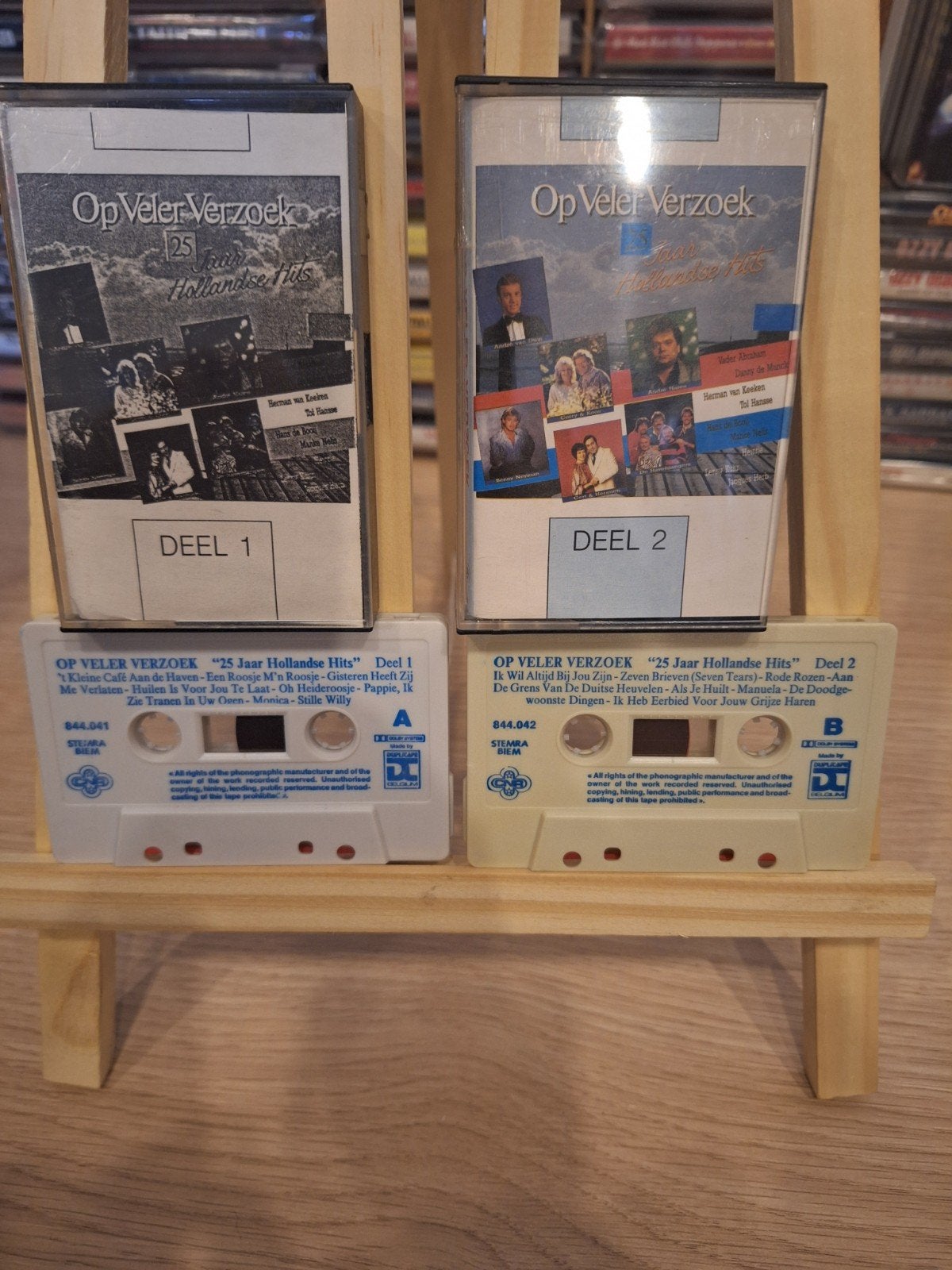 Op Veler Verzoek - 25 Jaar HollandseHitsDeel 1 & 2 Cassette, Cd's en Dvd's, Cassettebandjes, Gebruikt, 2 t/m 25 bandjes, Ophalen of Verzenden