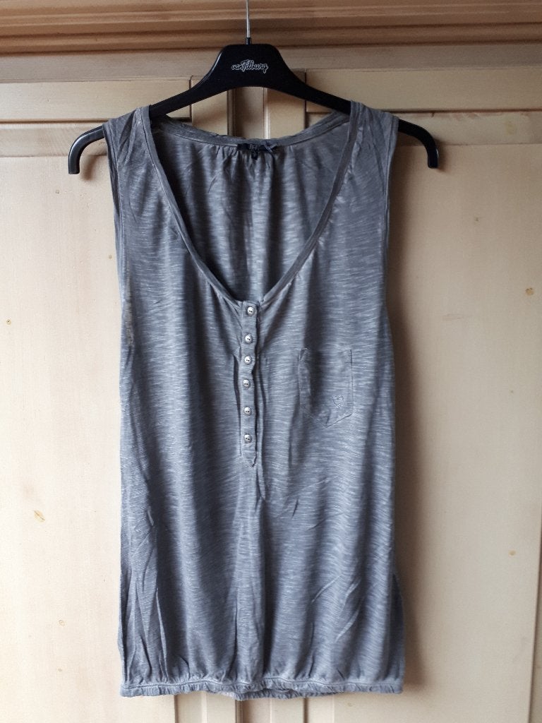grijze top, Dept, maat S, Kleding | Dames, Verzenden, Zo goed als nieuw, Grijs, Dept