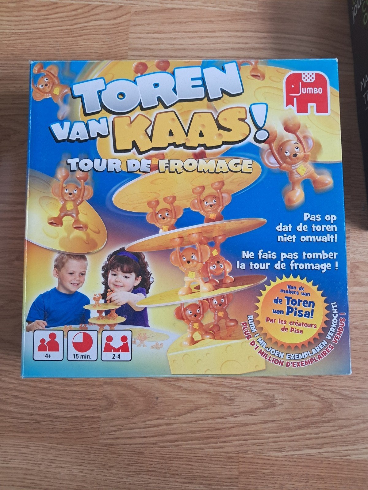 Jumbo Toren van Kaas! - Leuk familiespel, Hobby en Vrije tijd, Een of twee spelers, Ophalen of Verzenden, Gebruikt, Jumbo