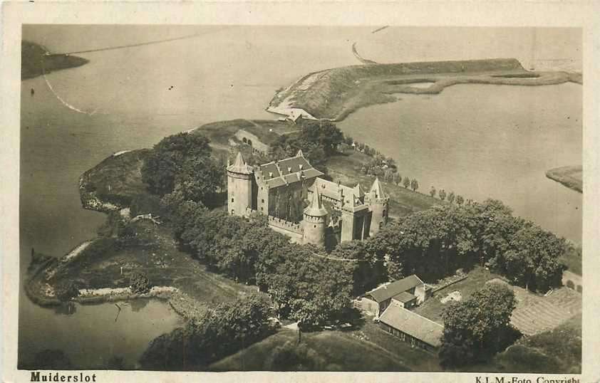 300-160-017 Muiden Muiderslot, Verzamelen, Verzenden, Voor 1920, Noord-Holland