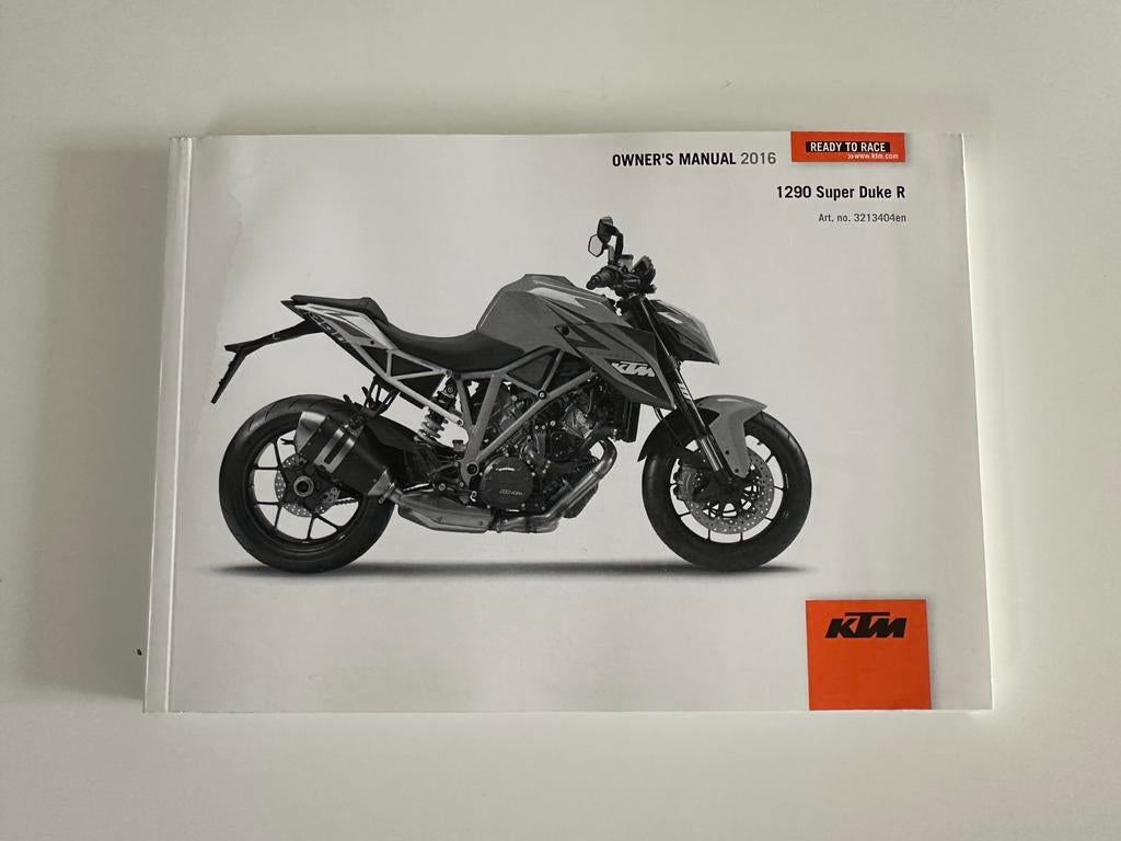 Ktm super duke R owners manual 3213404 en superduke 1290, Motoren, Handleidingen en Instructieboekjes, Ophalen of Verzenden, Yamaha