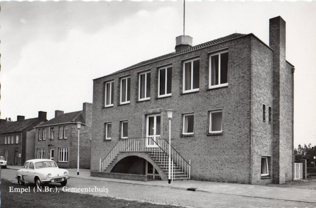 Empel (Nbr.), Gemeentehuis. 4484, Verzenden, 1960 tot 1980, Ongelopen, Noord-Brabant