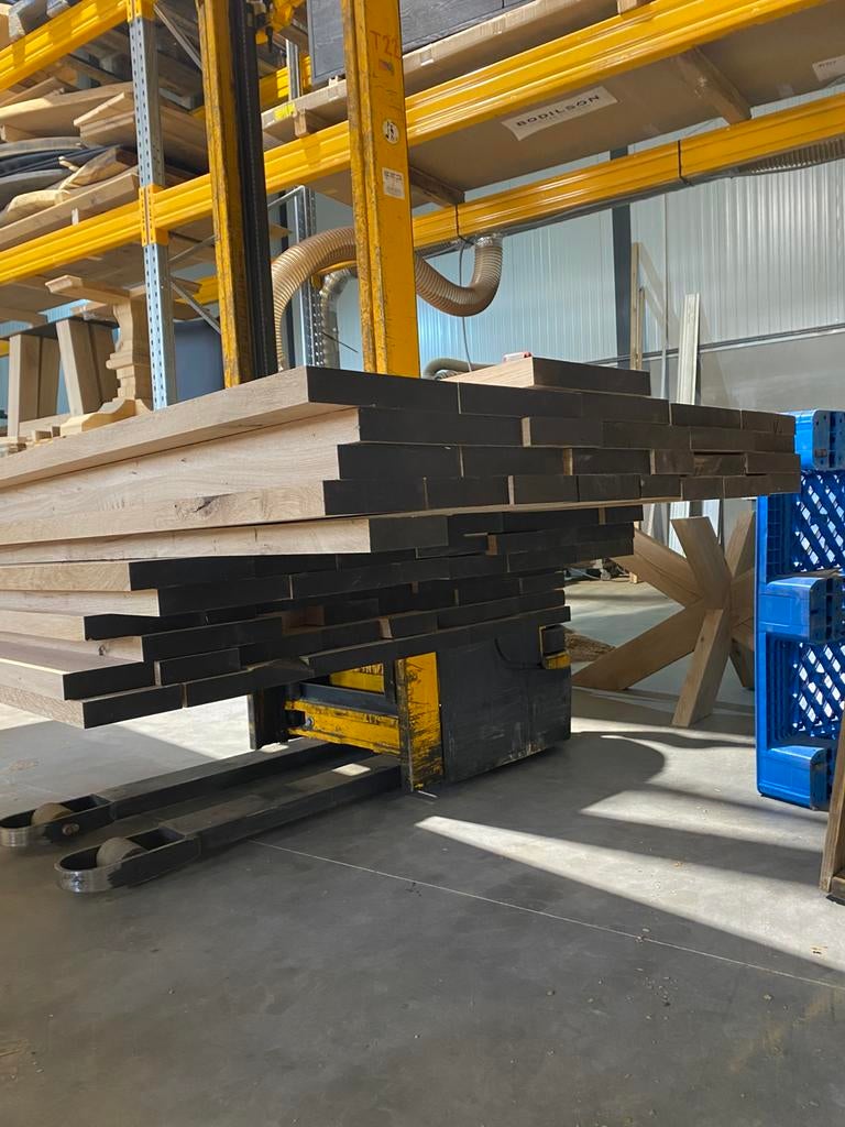Eiken kd 30 mm geschaafd 0.9kuub, Doe-het-zelf en Verbouw, Hout en Planken, Ophalen, Eiken, Nieuw, Plank