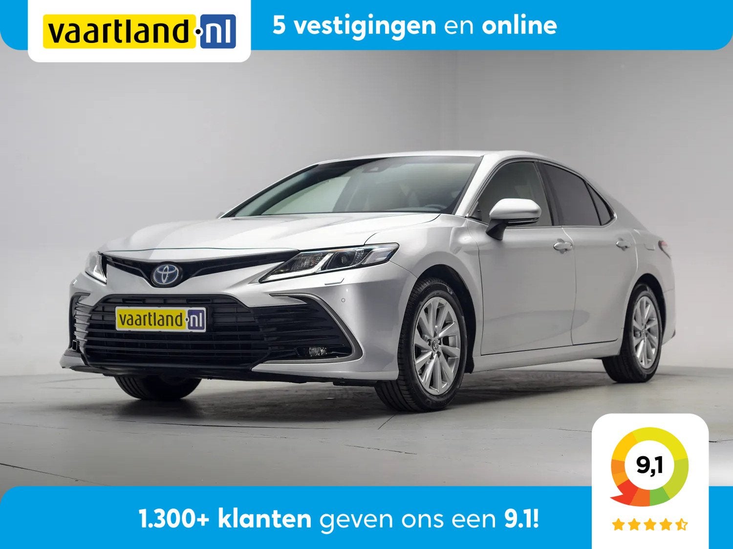 Toyota Camry 2.5 Hybrid Comfort [ LED Leder Stoelverwarming, Automaat, Gebruikt, 4 cilinders, 2487 cc
