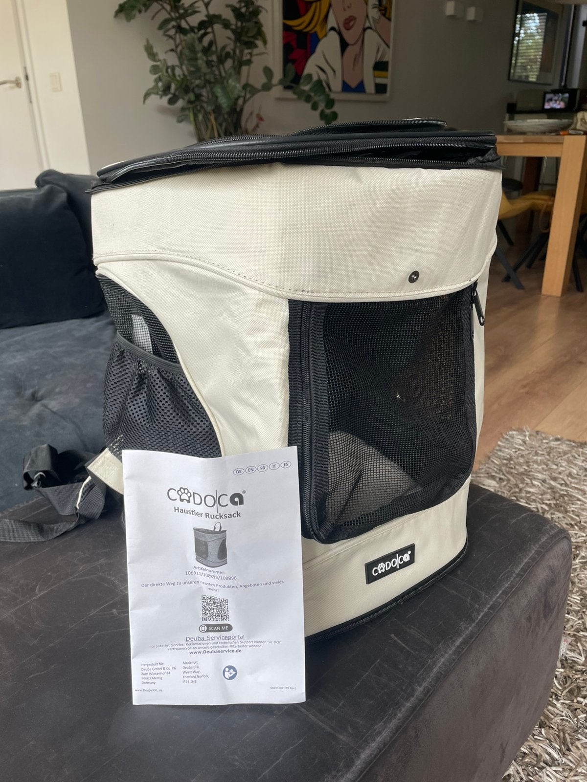 Nieuwe rugzak voor hond. Nooit gebruikt!, Dieren en Toebehoren, Overige merken, Ophalen of Verzenden, Nieuw, Draagtas/-zak