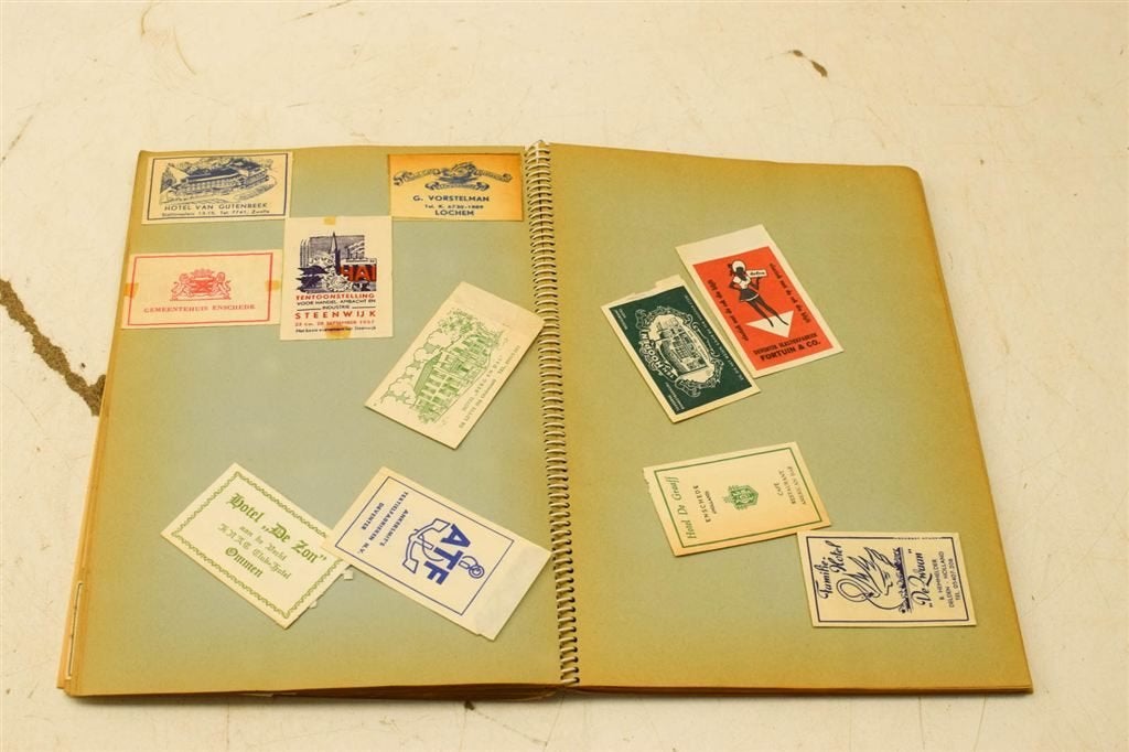 Plakboek Met papieren suikerzakjes 46888, Ophalen of Verzenden