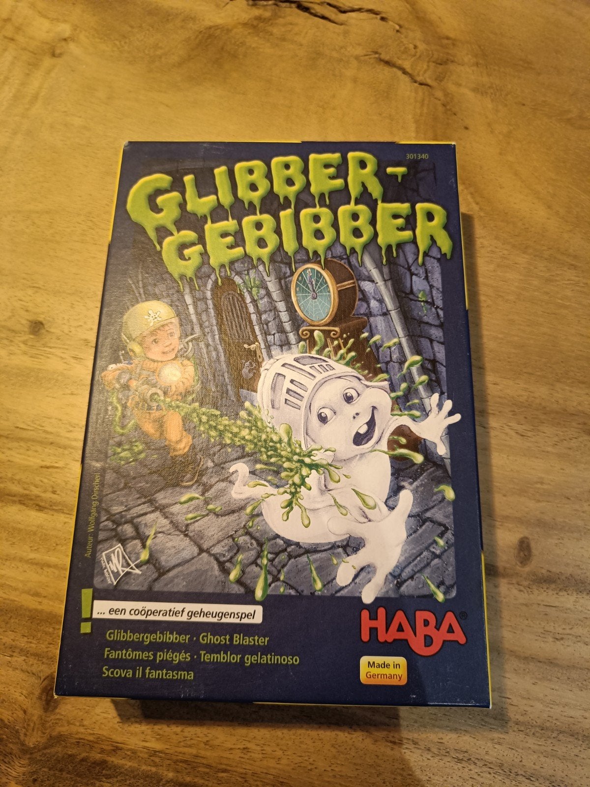 Glibber-Gebibber HABA - Coöperatief geheugenspel, Een of twee spelers, Ophalen of Verzenden, Gebruikt, HABA