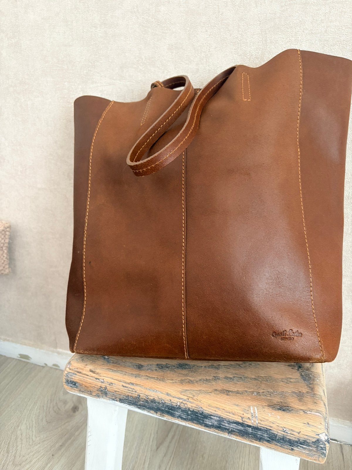 Gusti Leder CASSIDY shopper bruin, Ophalen of Verzenden, Gebruikt, Bruin, Shopper