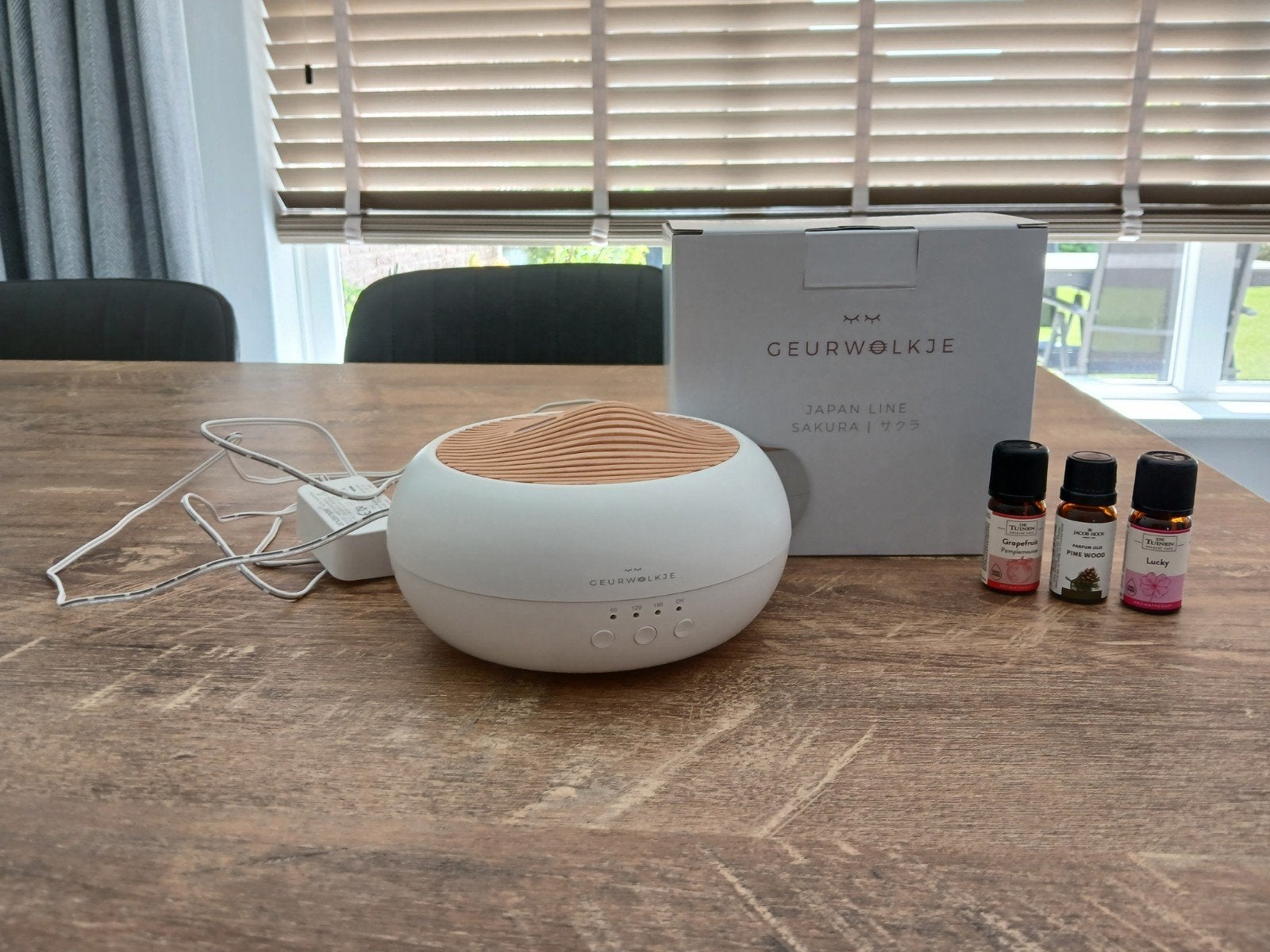 Geurwolkje Japan Line Sakura diffuser met oliën, Ophalen of Verzenden, Zo goed als nieuw