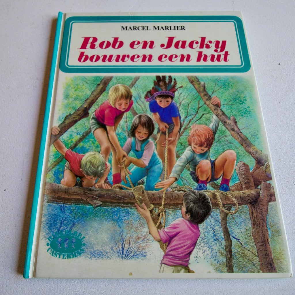 Rob en Jacky bouwen een hut, Boeken, Kinderboeken | Jeugd | onder 10 jaar, Fictie algemeen, Ophalen of Verzenden, Zo goed als nieuw