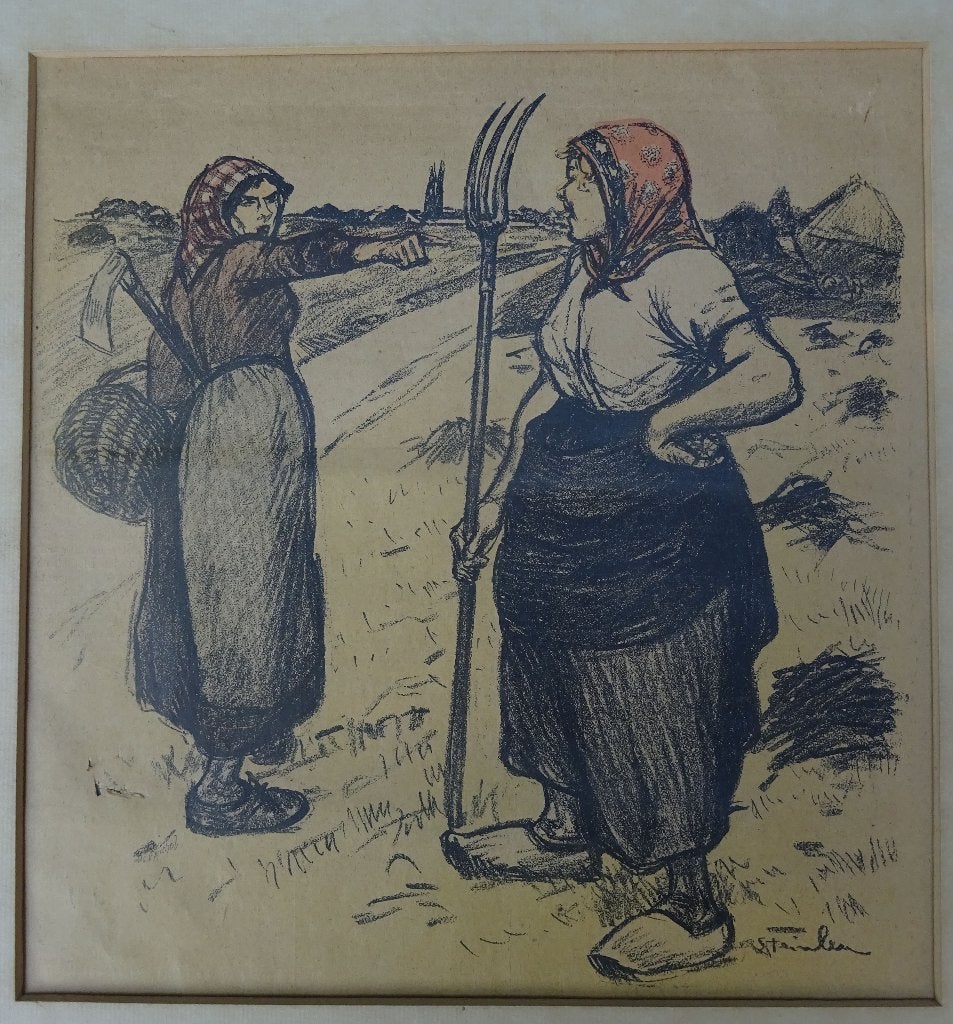 Alexandre Steinlen: Drie litho's  Gil Blas 1898, Ophalen