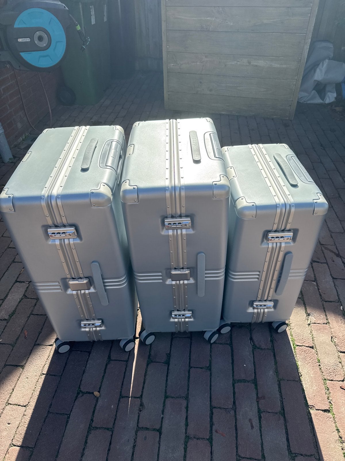 ONYX Hybrid Pro Kofferset - 2x100L, 1x70L, Ophalen, 40 tot 60 cm, 30 cm of meer, Zo goed als nieuw