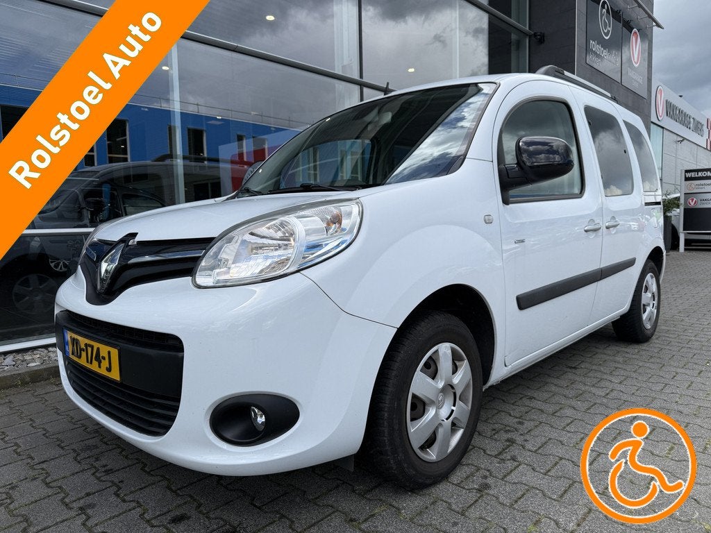 Renault Kangoo Family 3+1 Rolstoelauto 1.2 TCe Limited Start, Auto's, Renault, Voorwielaandrijving, 1350 kg, Stof, Gebruikt