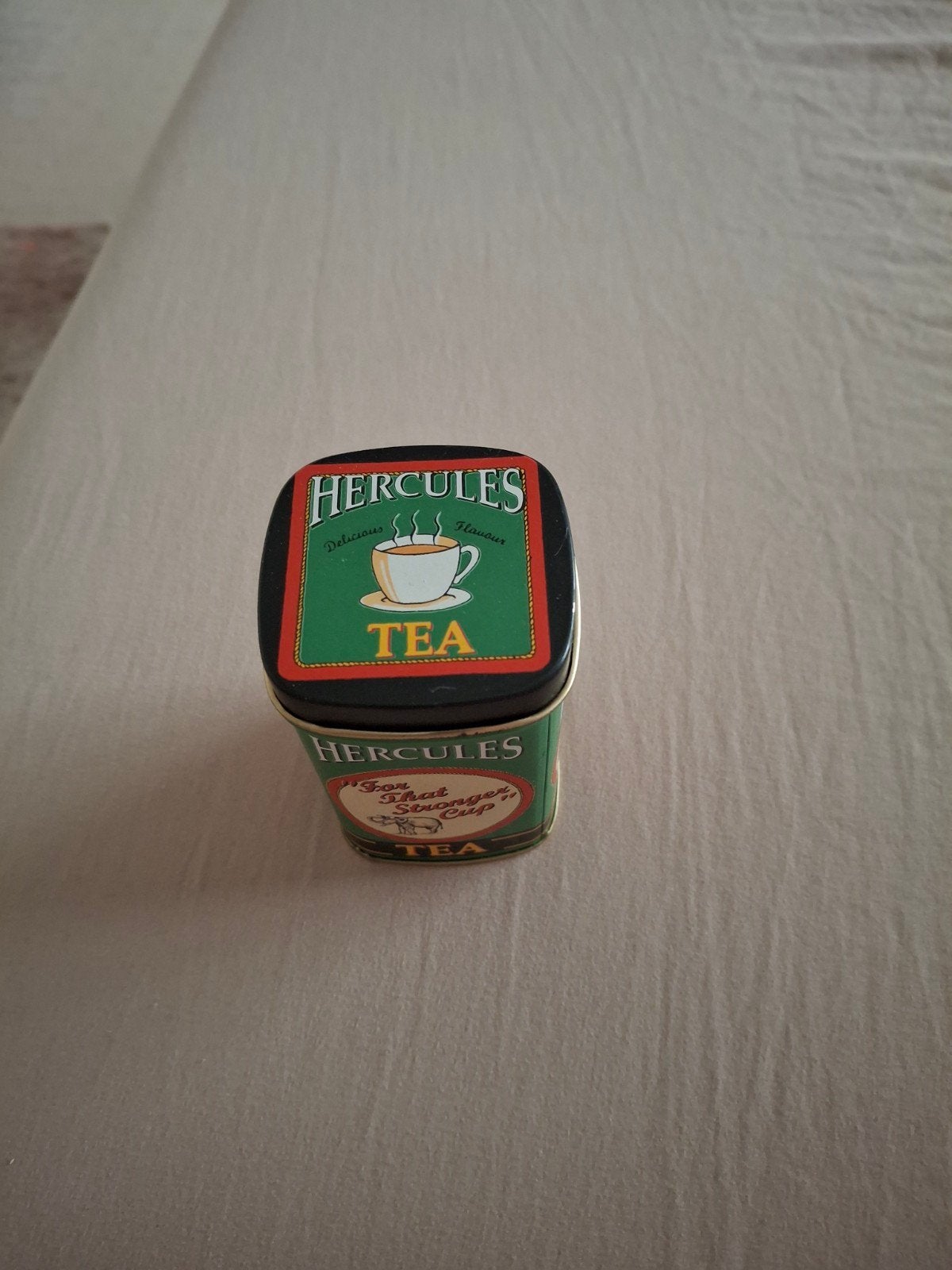 Vintage Hercules Thee Blikje, Ophalen, Zo goed als nieuw, Thee