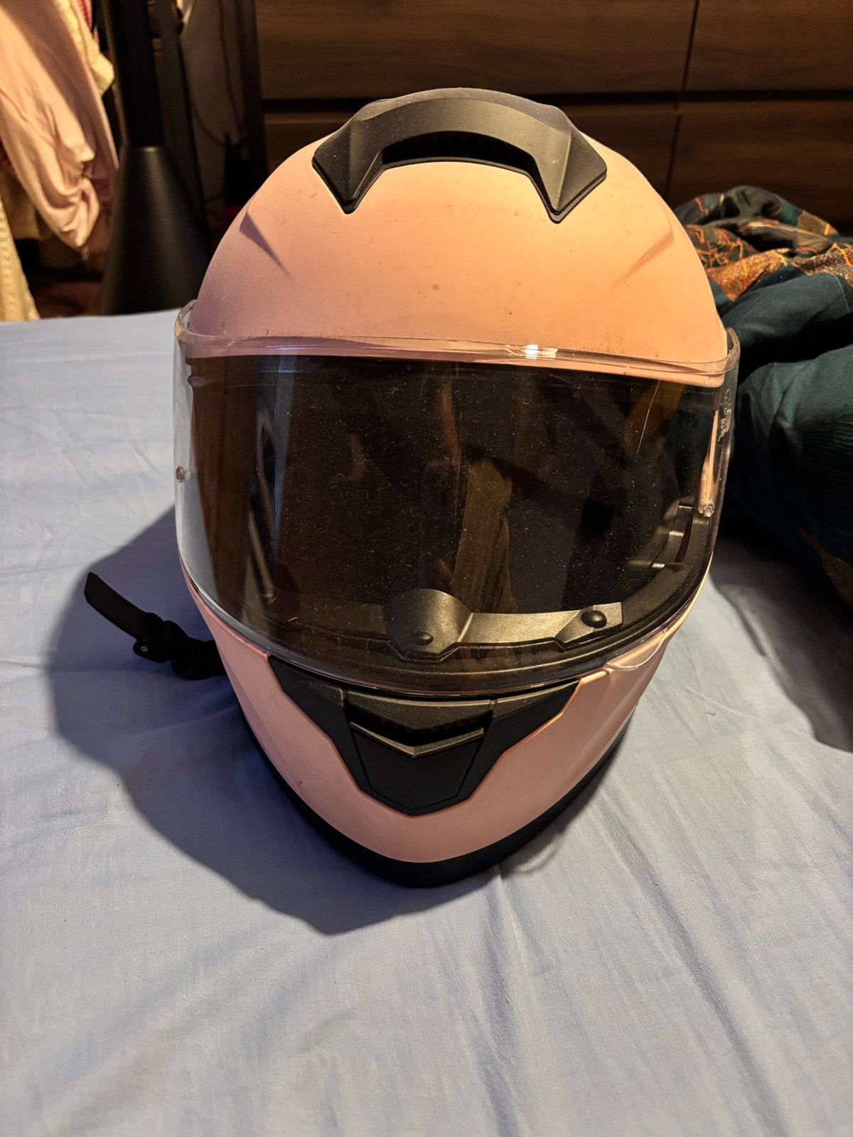 Roze systeemhelm - Maat S (56cm), Motoren, Kleding | Motorhelmen, Overige merken, Systeemhelm, Ophalen of Verzenden, S
