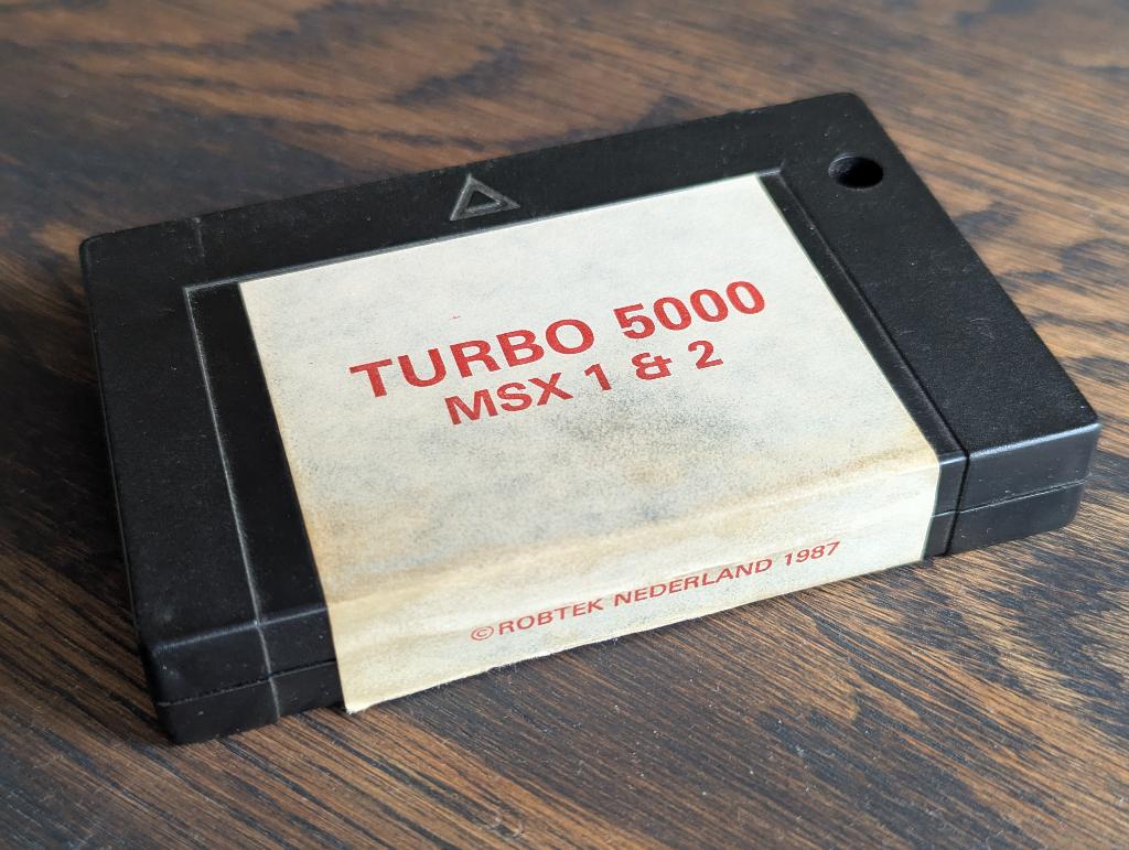 TURBO 5000 cartridge van Robtek voor MSX, Ophalen of Verzenden