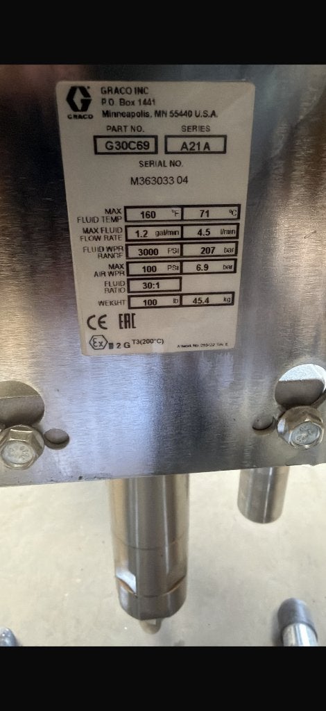 Graco Mark 7 merkur 30.1 75cc  merkur g40 g15, Ophalen, Zo goed als nieuw, Verfspuit of Verfpomp