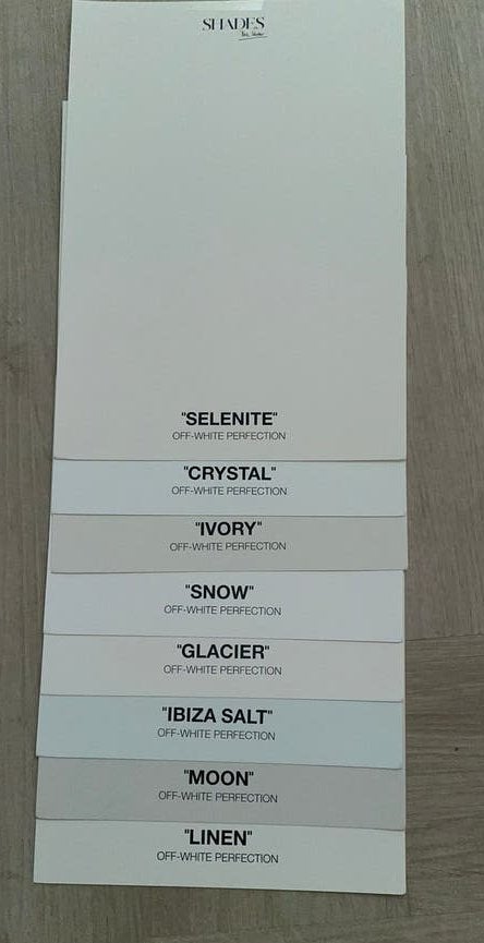 Erik Kuster shades samples, Ophalen of Verzenden, Zo goed als nieuw, Wit