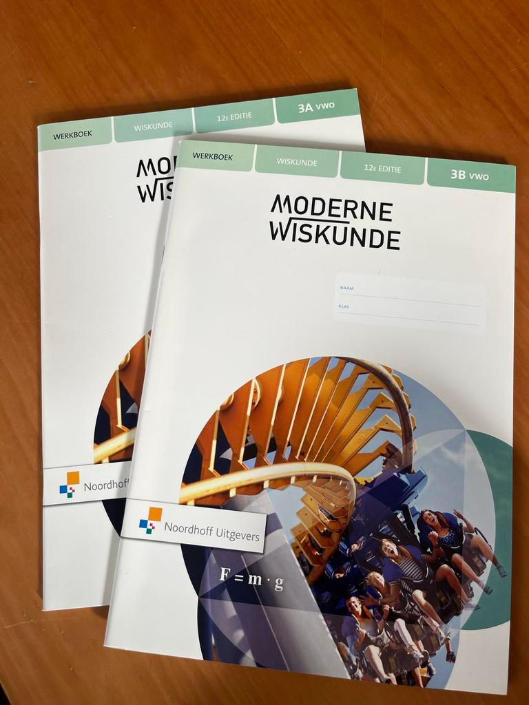 2 gloednieuwe Moderne Wiskunde werkboeken 3 VWO, Ophalen of Verzenden, Nieuw, VWO, Wiskunde A