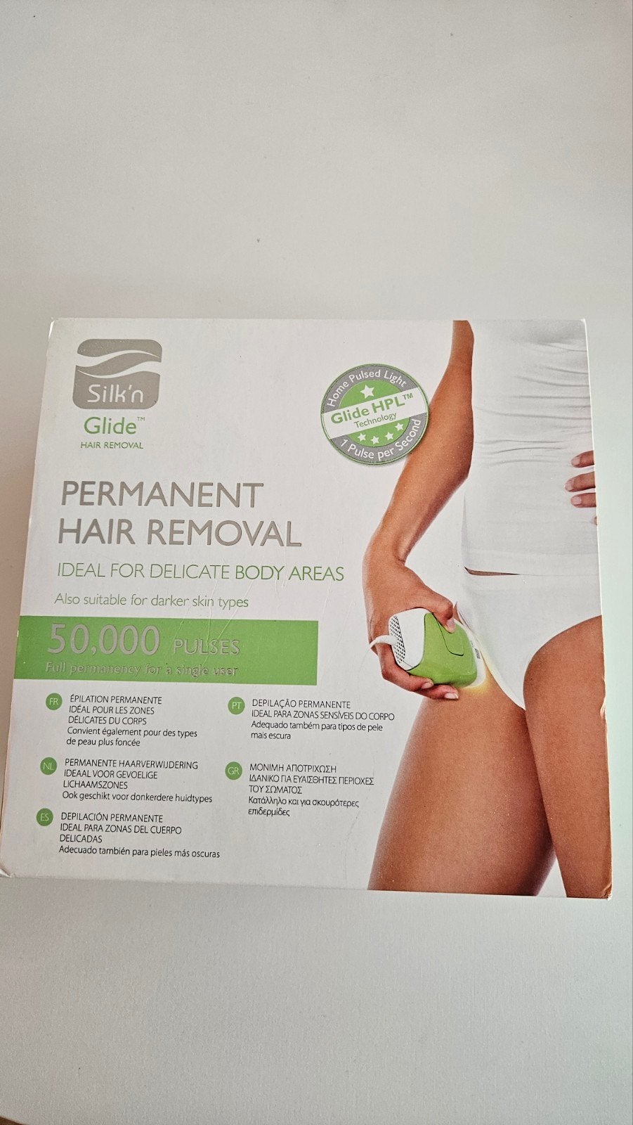 Silk'n Glide Permanente Ontharing - 50.000 Pulsen, Ophalen of Verzenden, Nieuw, Scheren en Epileren