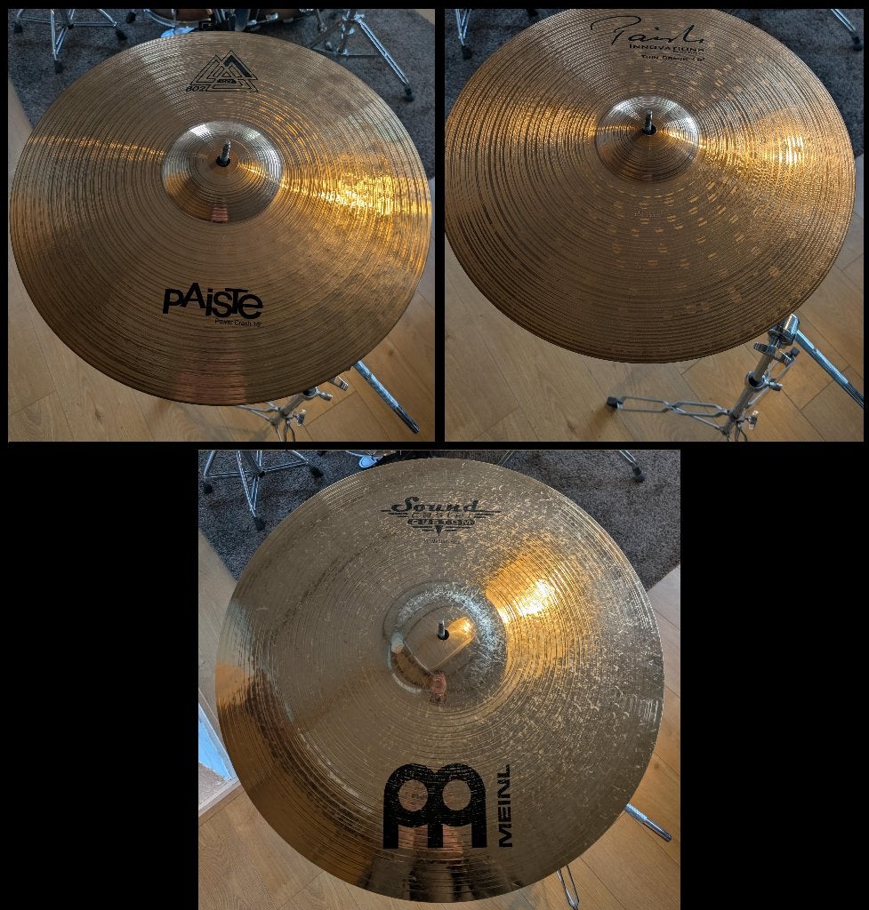 Bekkenset Paiste & Meinl, Muziek en Instrumenten, Ophalen, Zo goed als nieuw, Overige soorten
