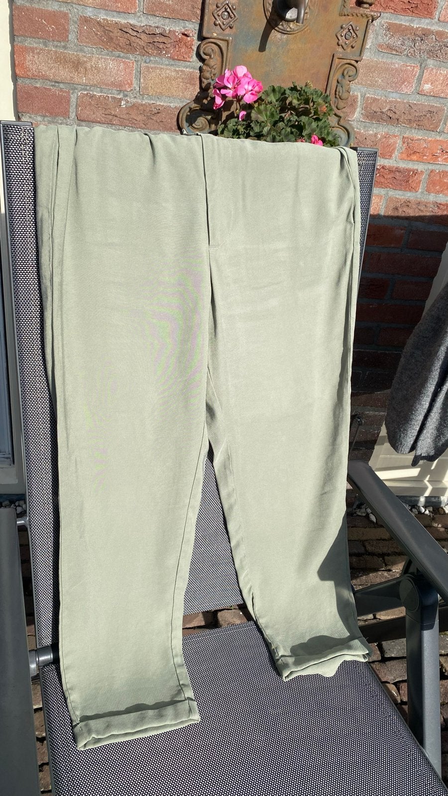 Zara broek maat M, lichtgroen, zo goed als nieuw, Ophalen of Verzenden, Zo goed als nieuw, Maat 36 (S), Lang