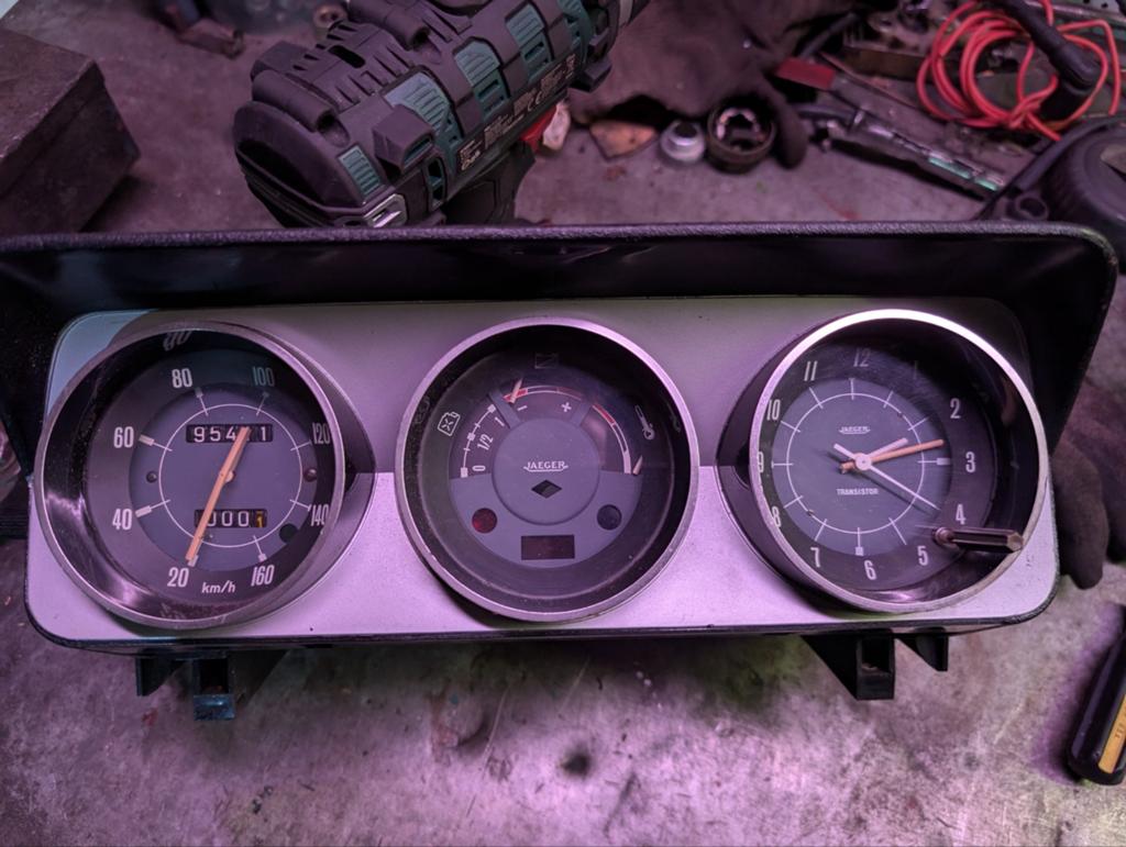 Peugeot 204 tellerunit, Auto-onderdelen, Dashboard en Schakelaars, Ophalen of Verzenden, Peugeot