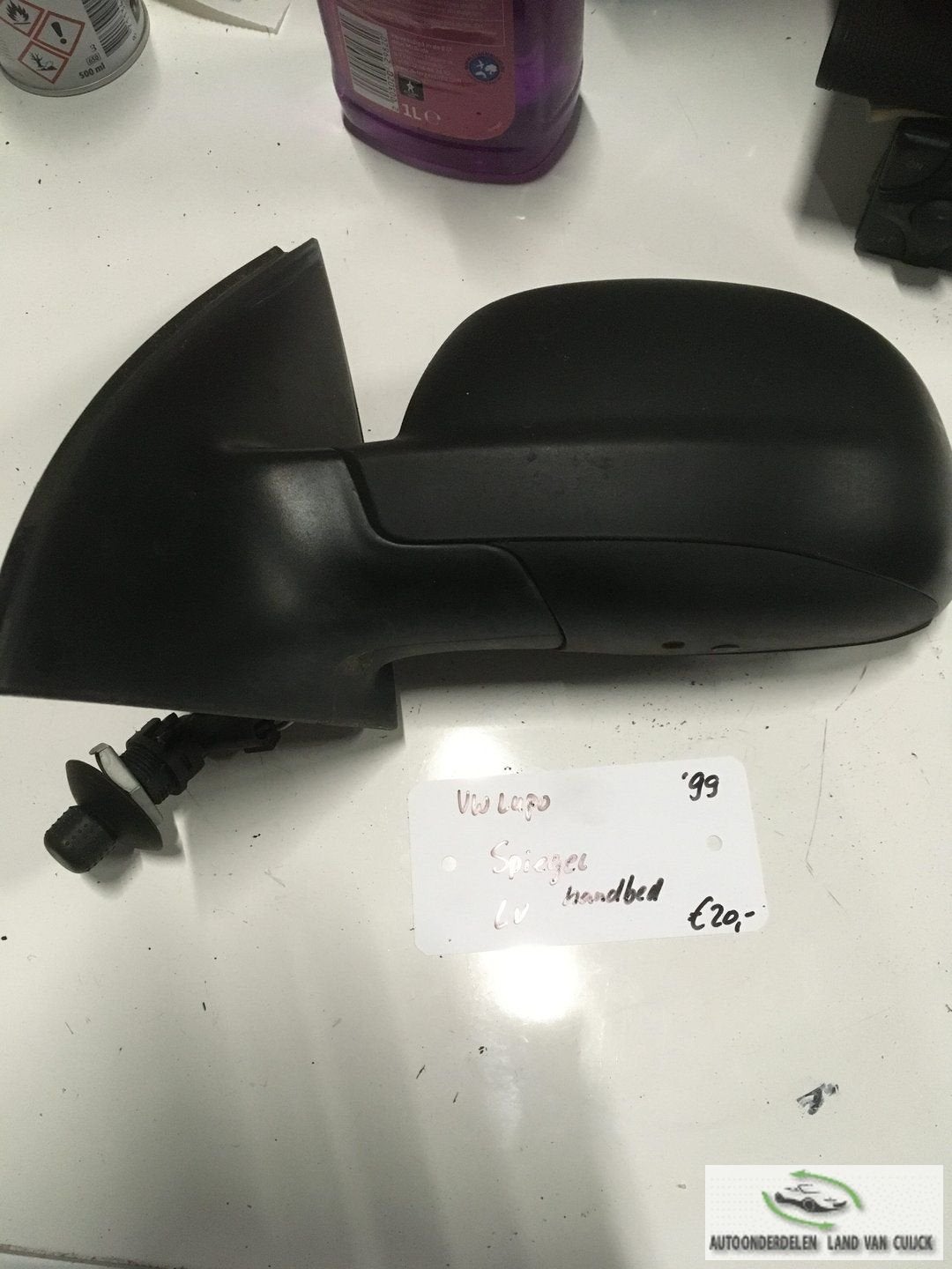 Vw Lupo 1999 Buitenspiegel handbed. Links