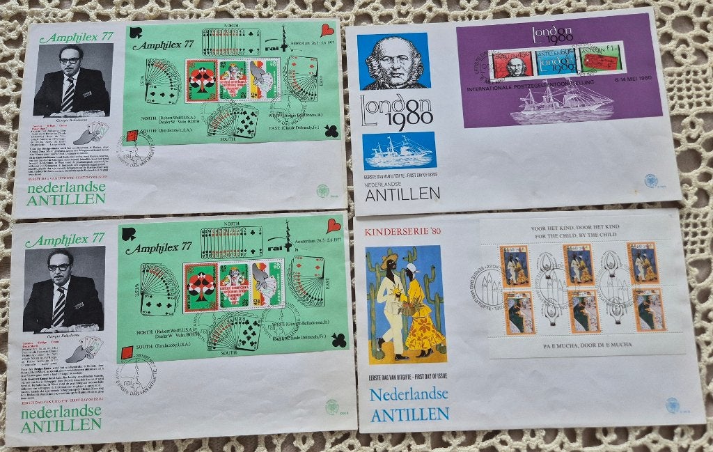 Nederlandse Antillen, Postzegels en Munten, Brieven en Enveloppen | Buitenland, Ophalen of Verzenden, Envelop