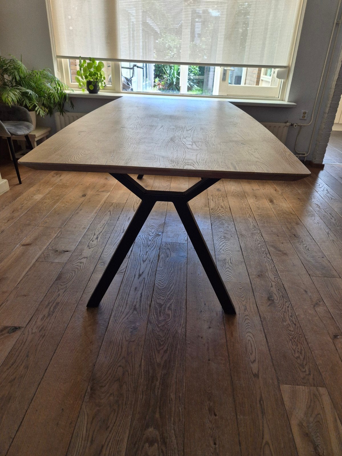 Eetkamertafel Madison- Montèl, Ophalen, Rechthoekig, 200 cm of meer, 50 tot 100 cm