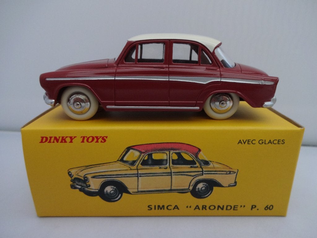Simca "Aronde" P60 rood nr: 544 van Dinky Toys schaal 1:43, Ophalen of Verzenden, Nieuw, Auto, Dinky Toys