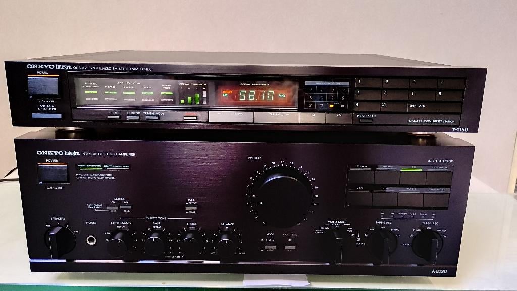 Onkyo T-4150 "INTEGRA" TOP-TUNER •, Audio, Tv en Foto, Ophalen of Verzenden, Gebruikt