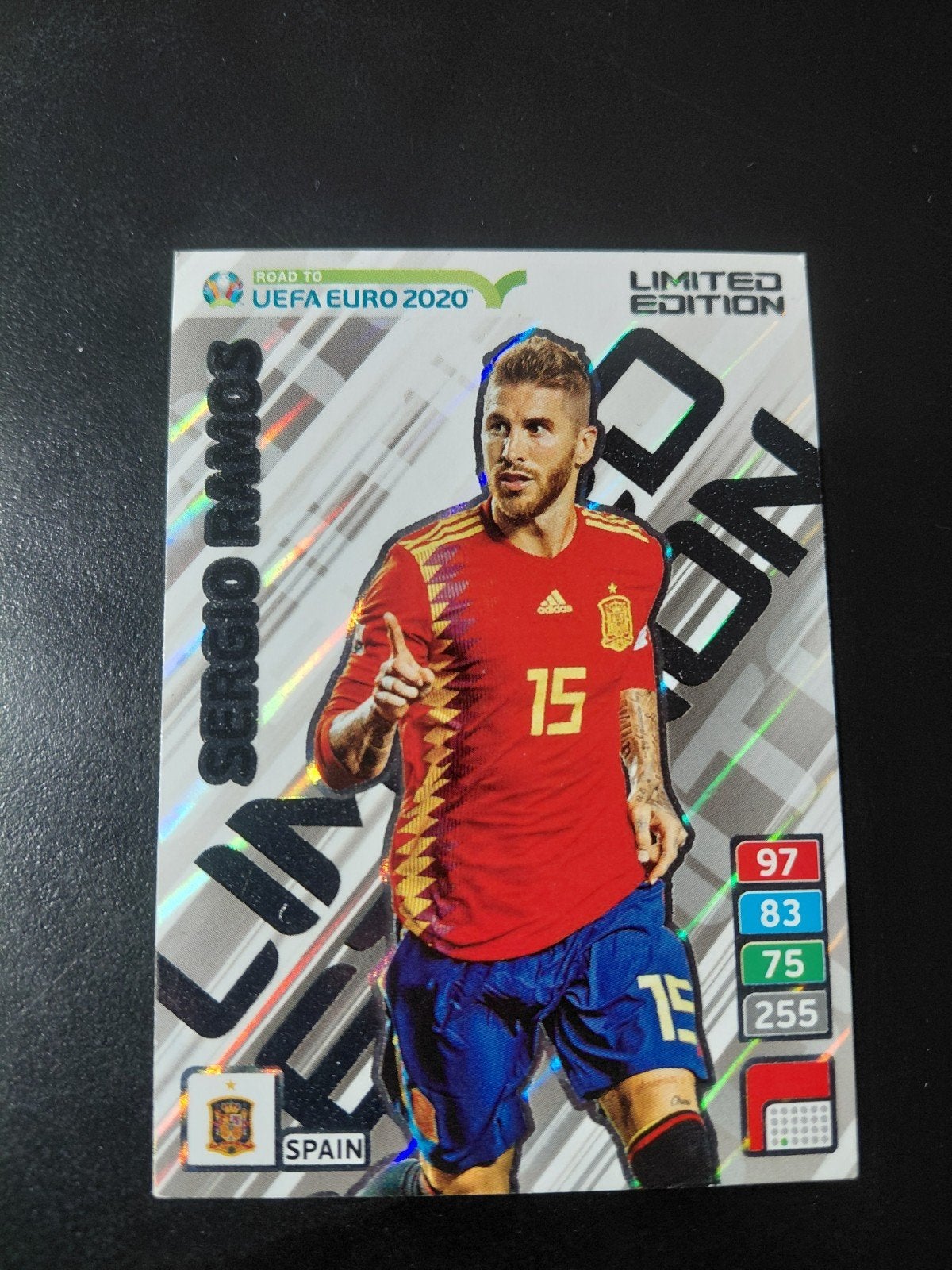 Sergio ramos (limited edition) spanje panini ek 2020, Verzenden, Nieuw, Buitenlandse clubs, Poster, Plaatje of Sticker