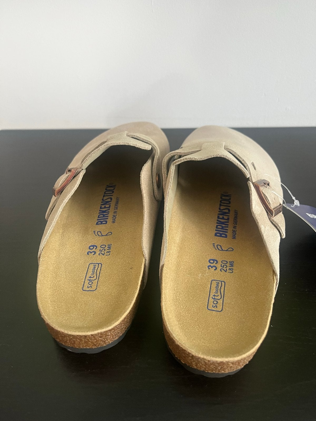 Birkenstock Boston Clogs - Nieuw met label, Ophalen, Nieuw, Beige, Instappers
