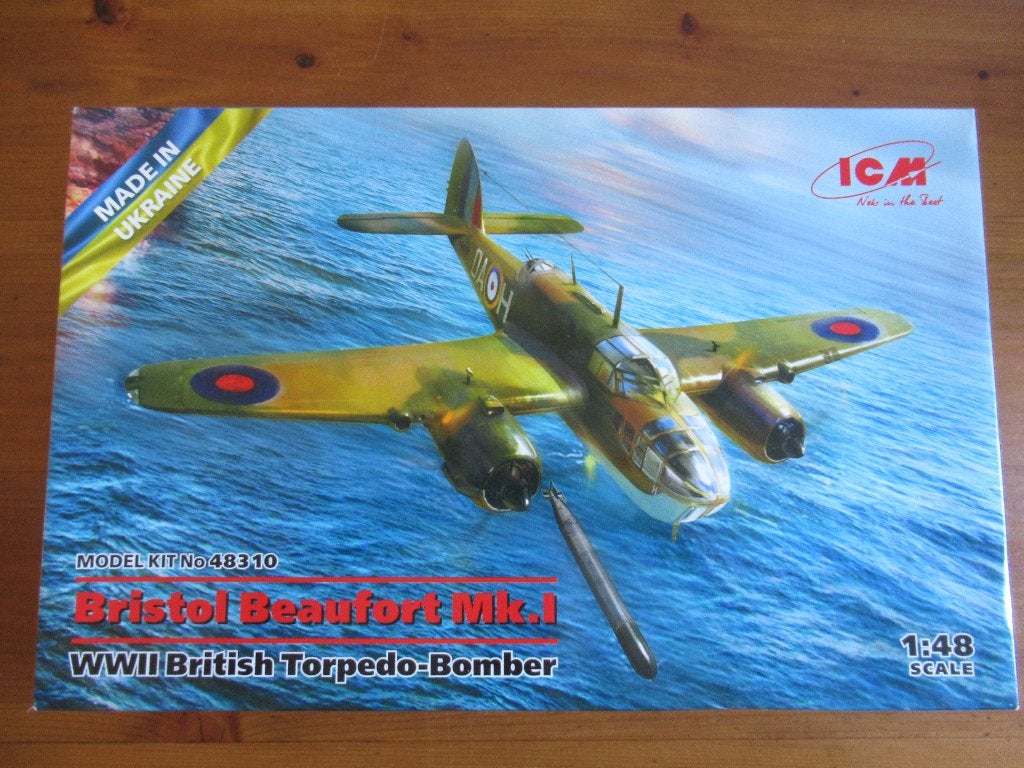 Bristol Beaufort Mk.I (ICM 1/48), Overige merken, Nieuw, Ophalen of Verzenden, Groter dan 1:72