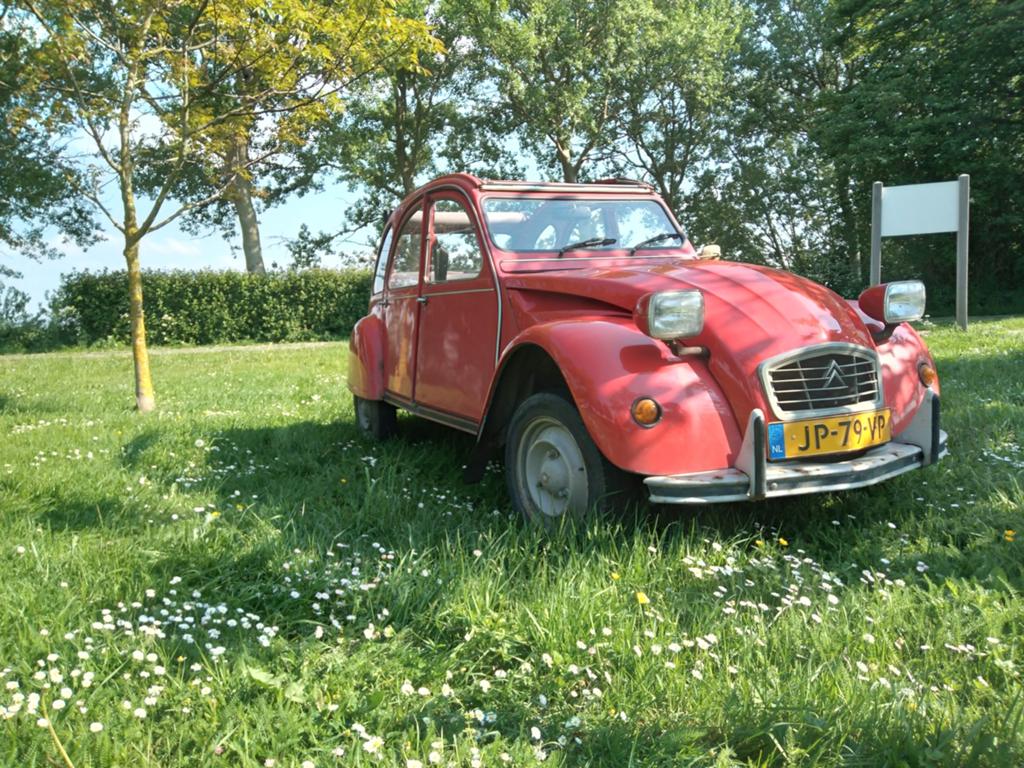Citroën 2CV 0.6 1983 Rood lelijke eend, Auto's, 602 cc, 2CV, 29 pk, Origineel Nederlands