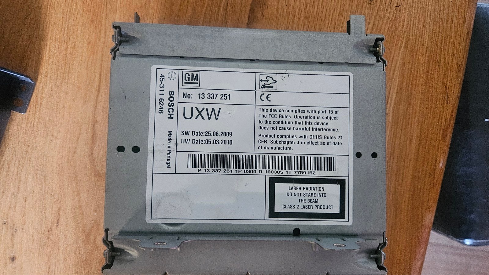 Opel CD 500 Navi Radio Navigatie Systeem UXW, Auto diversen, Ophalen of Verzenden, Gebruikt