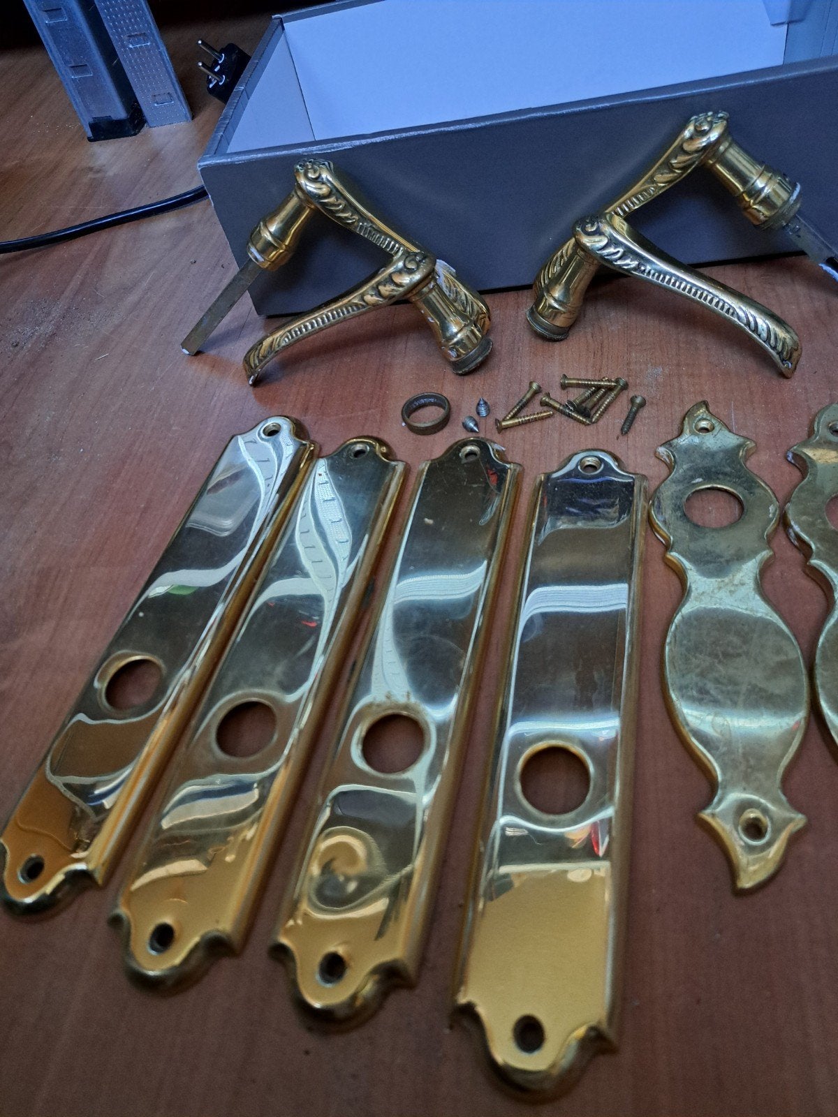 deurbeslag messing, Ophalen, Koper of Messing, Klink of Kruk
