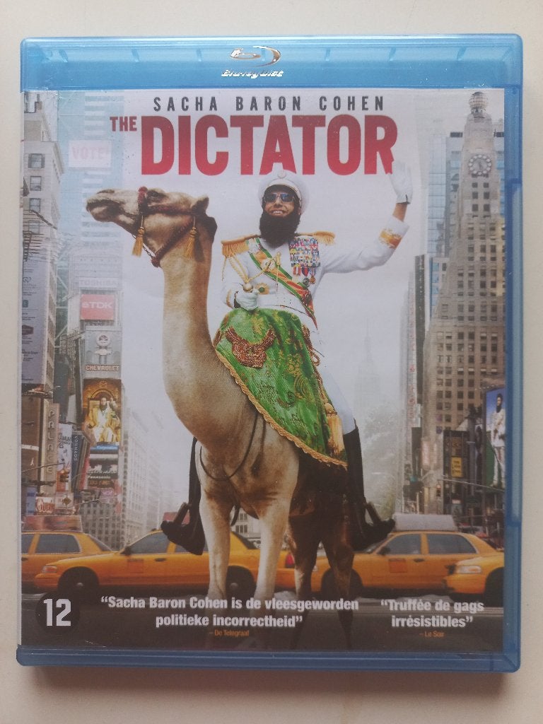 The dictator Bluray - Larry Charles, Sacha Baron Cohen, Verzenden, Zo goed als nieuw, Humor en Cabaret