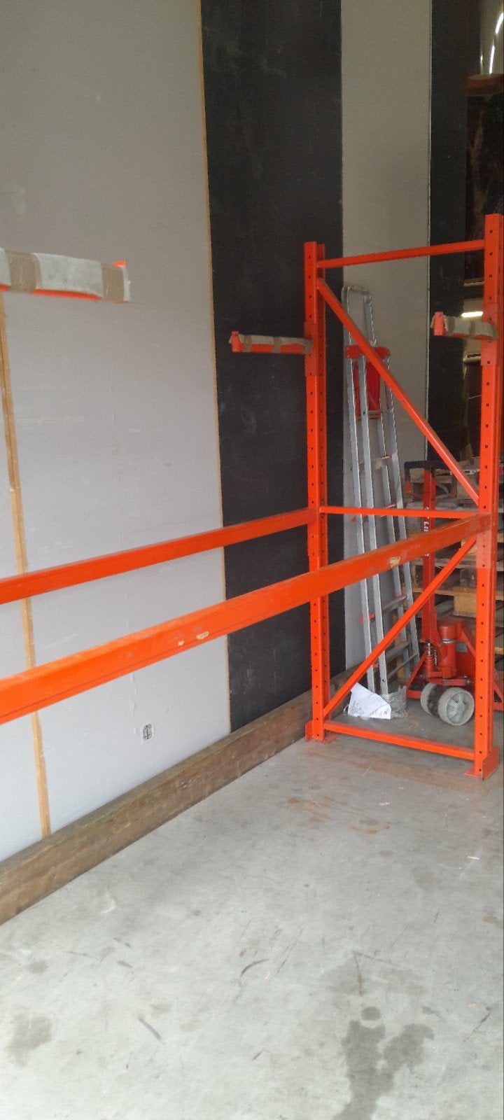 werkbank/opberg stelling 80 diep 245 lang, Ophalen, 170 cm of meer