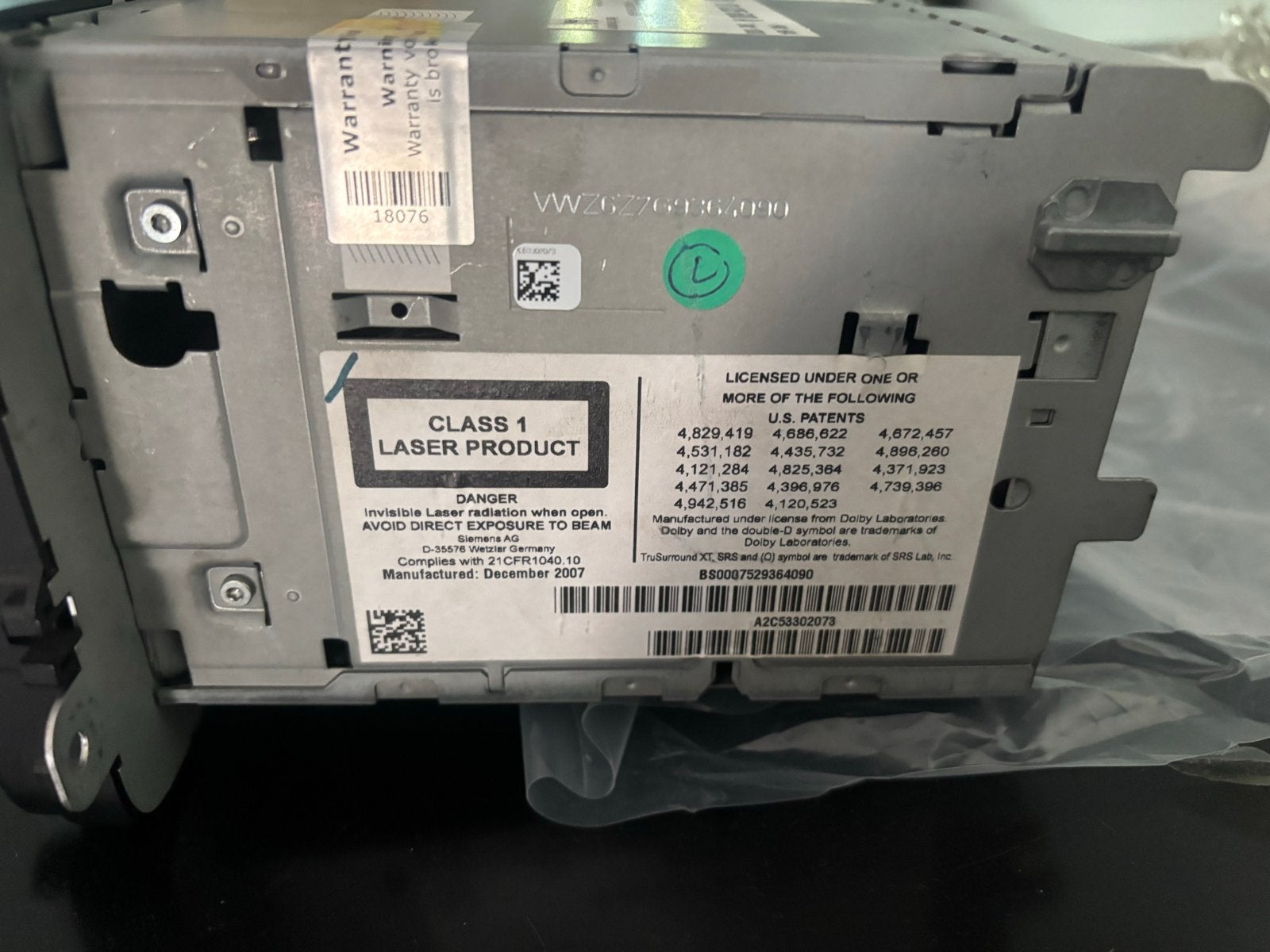 VW Golf RNS 510 navigatiesysteem uit Golf 6 GTI, Ophalen of Verzenden, Gebruikt