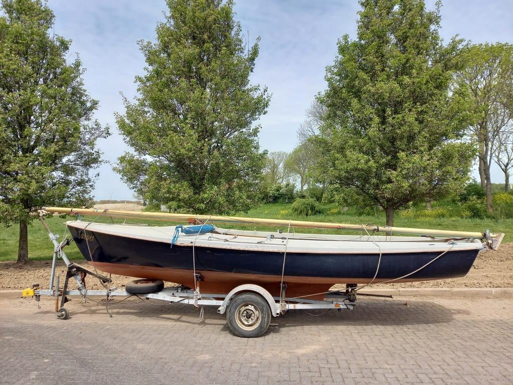 Randmeer zeilboot te koop, Watersport en Boten, Ophalen, Gebruikt, Benzine, Buitenboordmotor