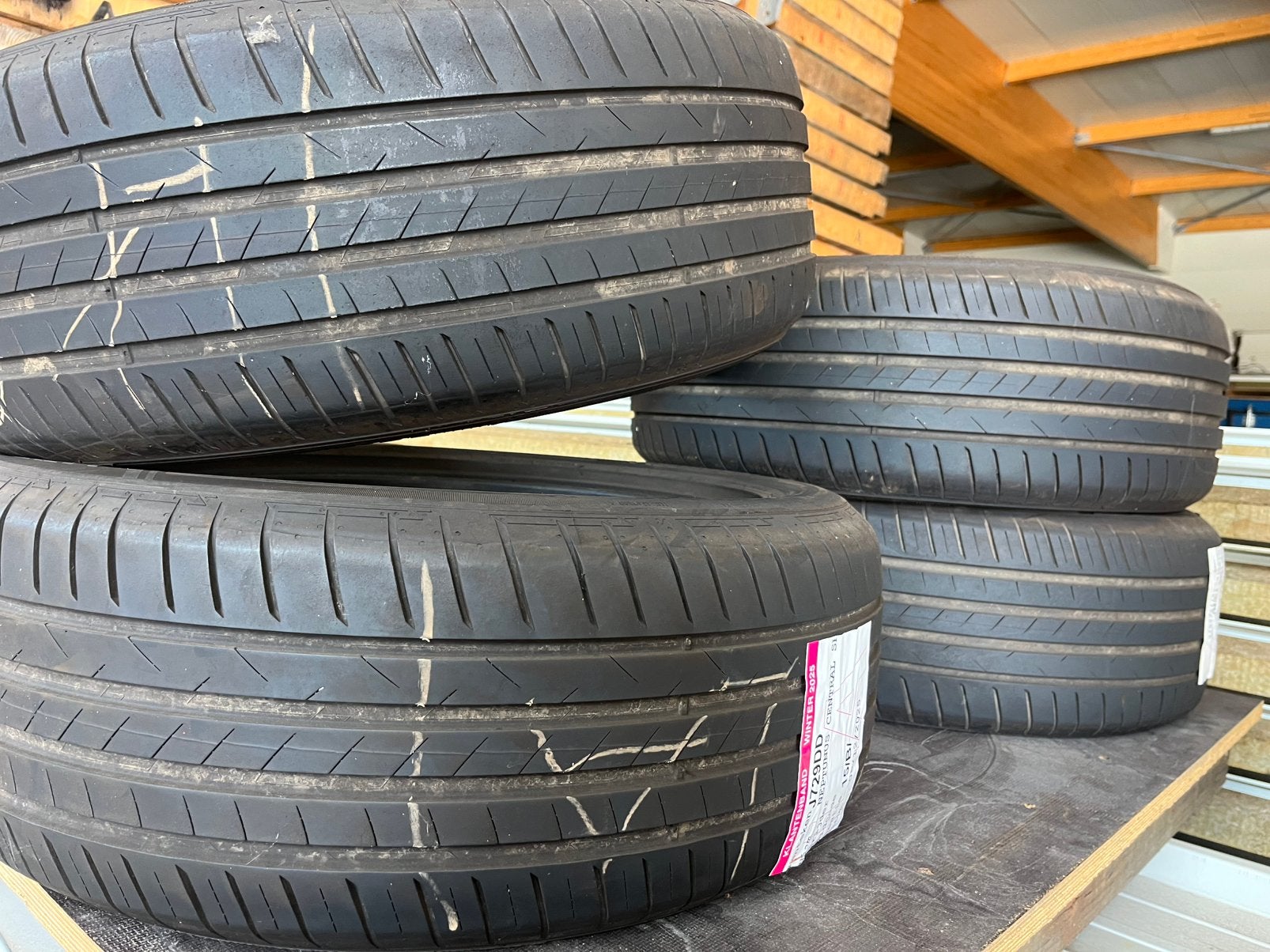 Autobanden Vredestein 215/55 R17, Ophalen, Gebruikt, Band(en)