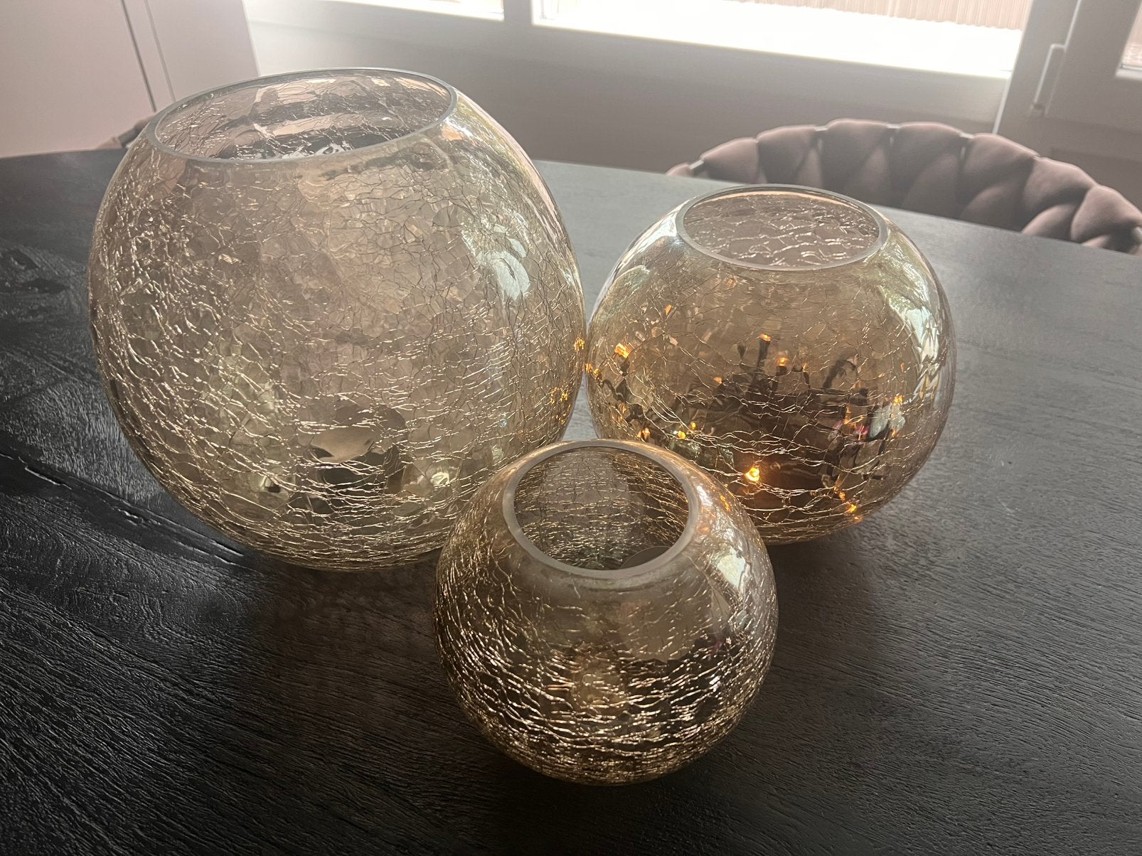 Windlichten  countryfield, Ophalen, Zo goed als nieuw, Goud