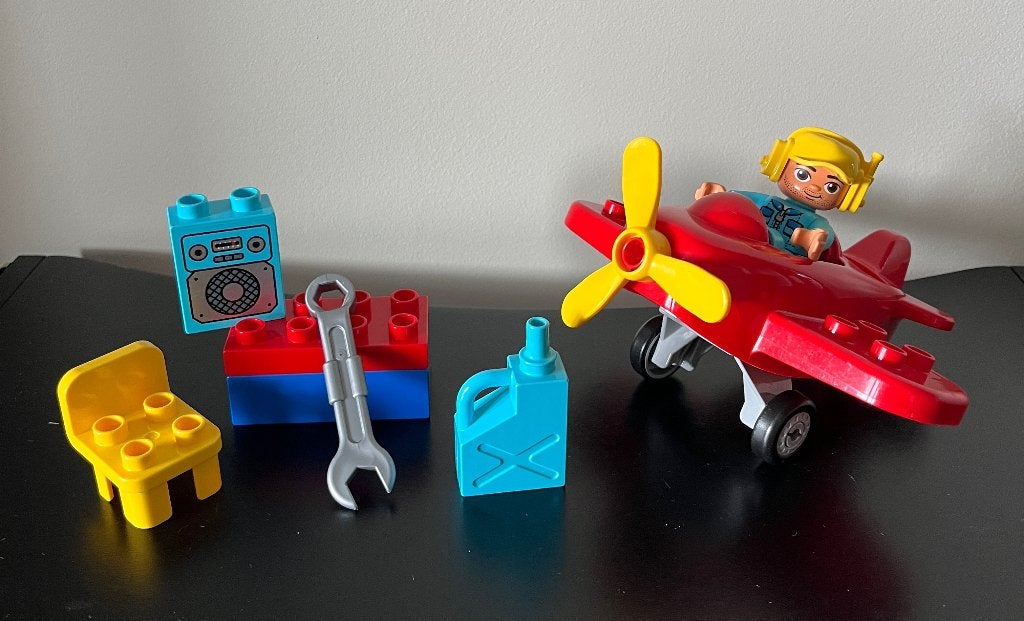 DUPLO Vliegtuig 10908, Ophalen, Zo goed als nieuw, Duplo