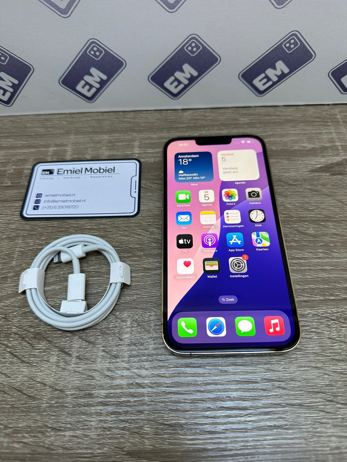 iPhone 13 Pro Max - 256GB / batterij 100% / garantie, Telecommunicatie, Mobiele telefoons | Apple iPhone, Zo goed als nieuw, 256 GB