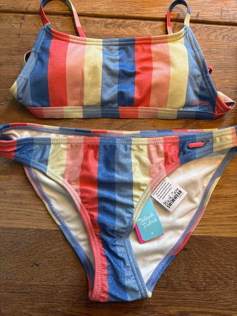 Nieuwe Protest Bikini - Kleurrijke Strepen, Ophalen of Verzenden, Zo goed als nieuw, Meisje, Bikiniset